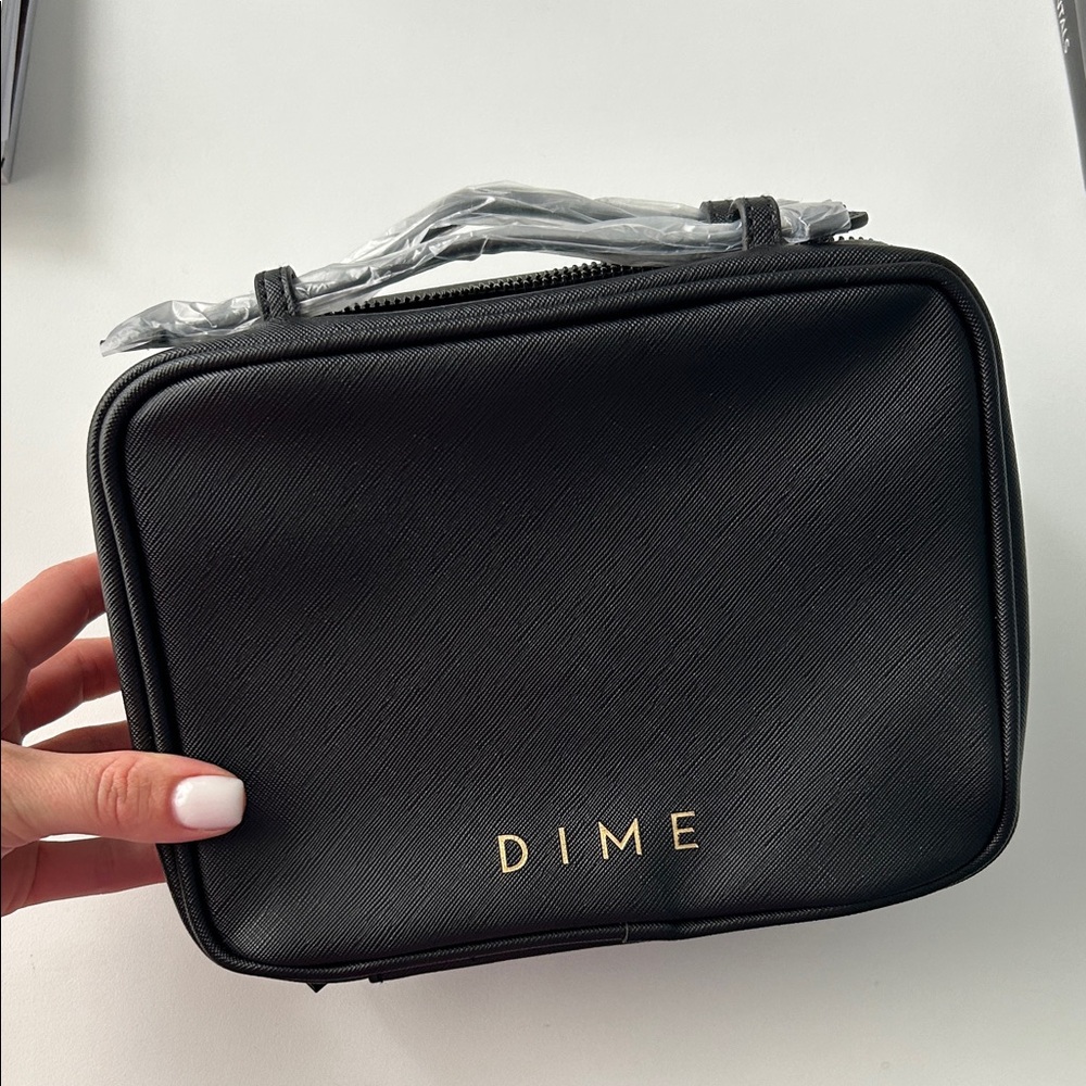 DIME Black Travel Case cosmetics bag